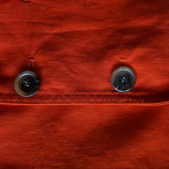 J. Crew Schoolboy Orange Linen Blazer - Picture 4 of 7